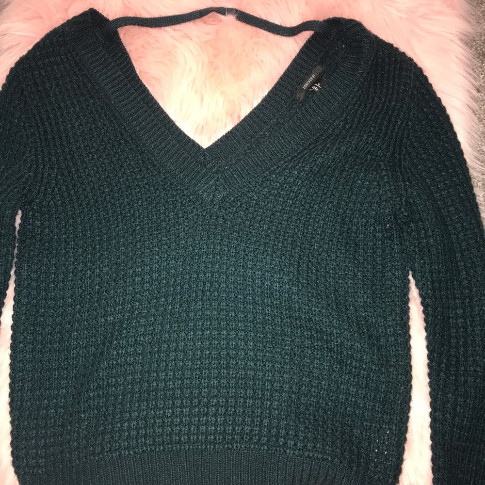 Green sweater